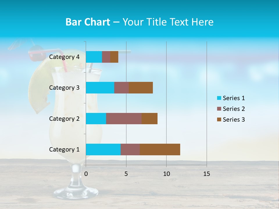 Hurricane Alcoholic White PowerPoint Template