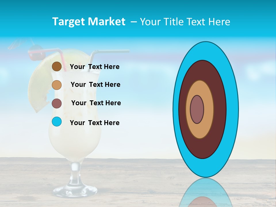 Hurricane Alcoholic White PowerPoint Template