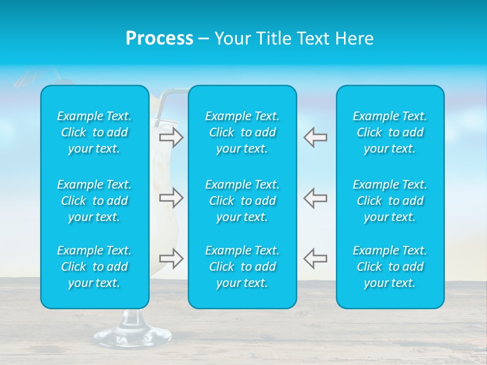 Hurricane Alcoholic White PowerPoint Template