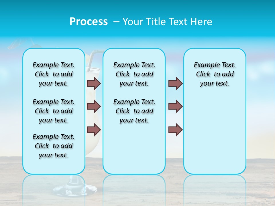 Hurricane Alcoholic White PowerPoint Template