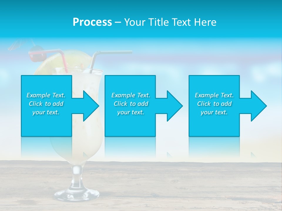 Hurricane Alcoholic White PowerPoint Template