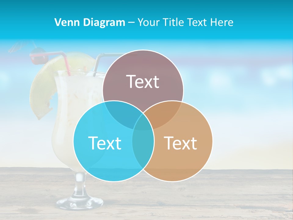 Hurricane Alcoholic White PowerPoint Template