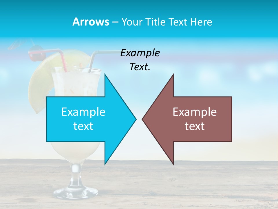 Hurricane Alcoholic White PowerPoint Template