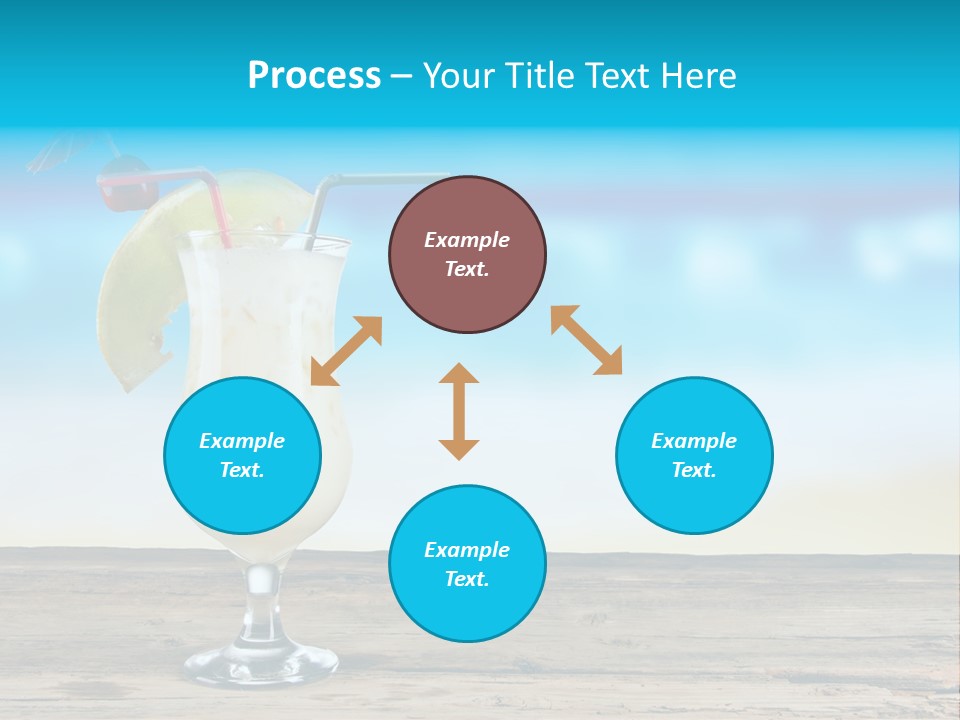 Hurricane Alcoholic White PowerPoint Template