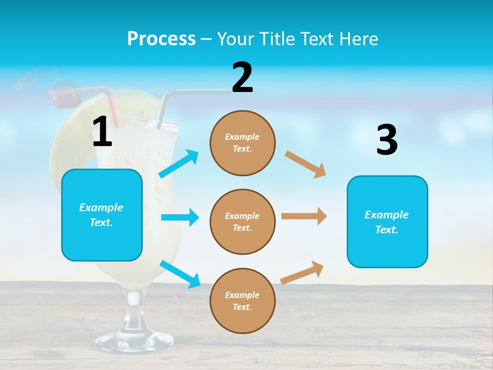 Hurricane Alcoholic White PowerPoint Template