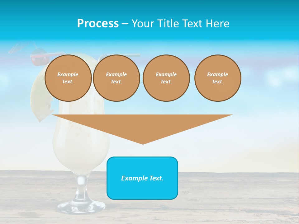 Hurricane Alcoholic White PowerPoint Template