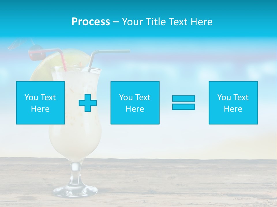 Hurricane Alcoholic White PowerPoint Template