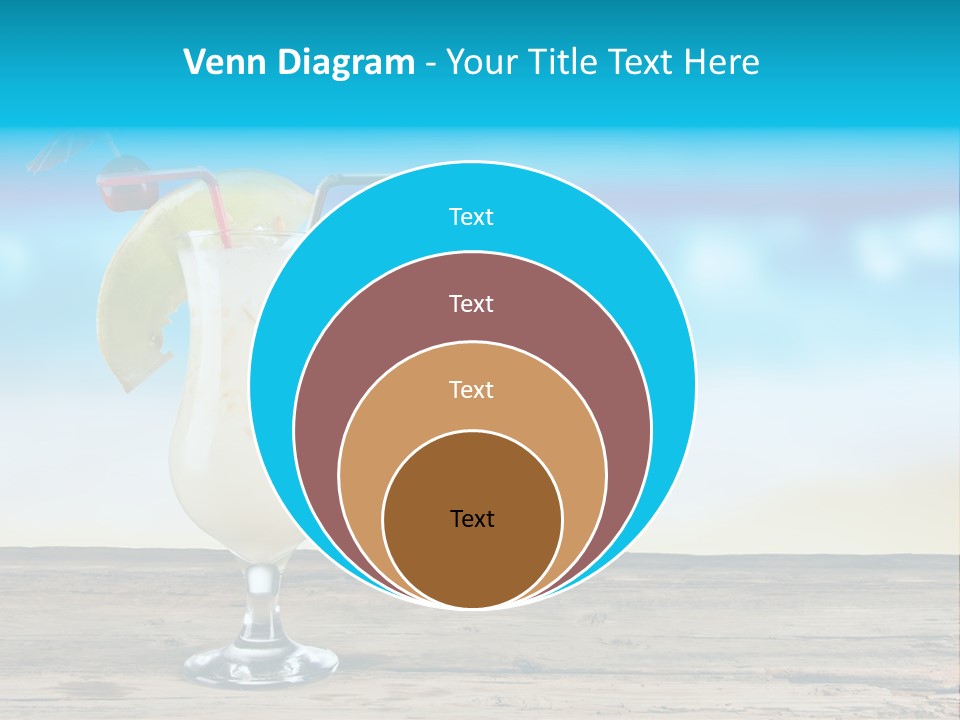 Hurricane Alcoholic White PowerPoint Template
