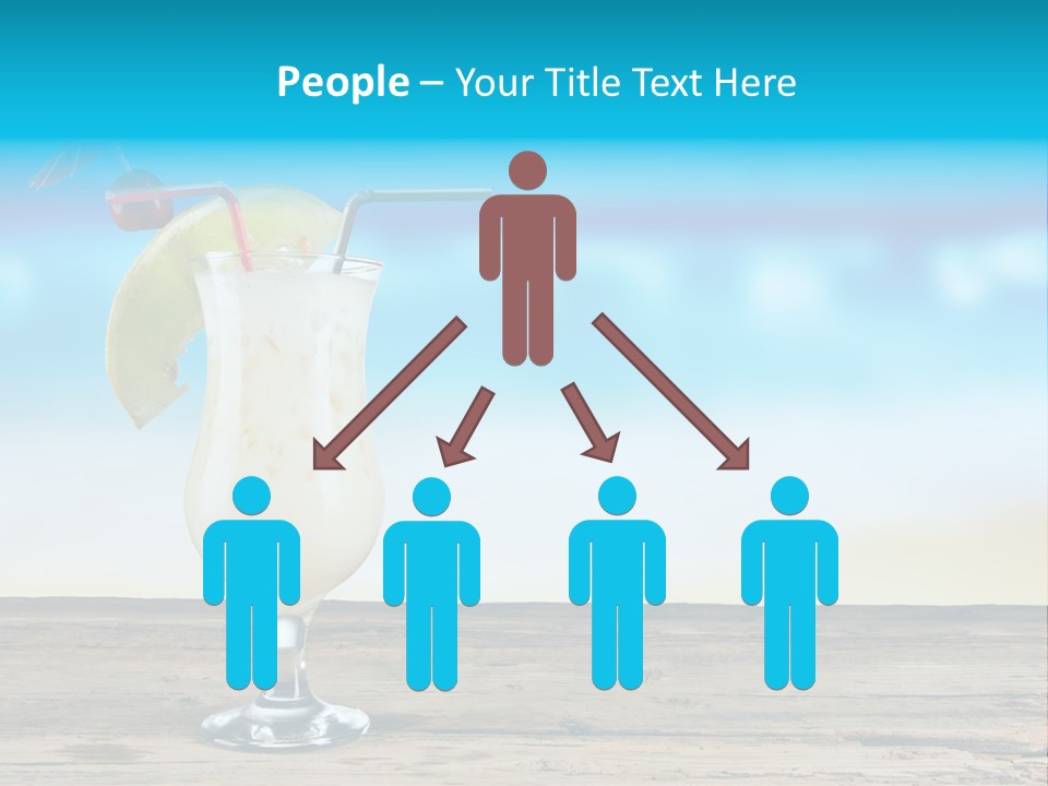 Hurricane Alcoholic White PowerPoint Template