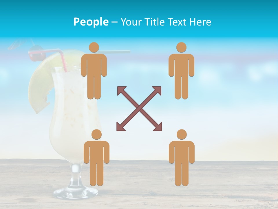 Hurricane Alcoholic White PowerPoint Template