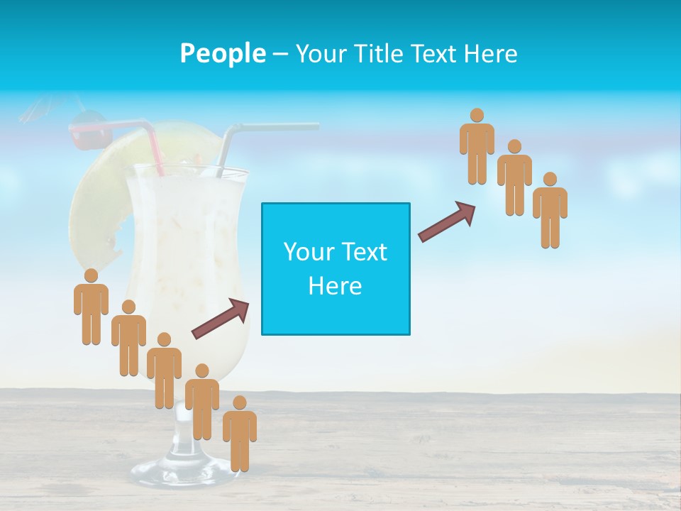 Hurricane Alcoholic White PowerPoint Template