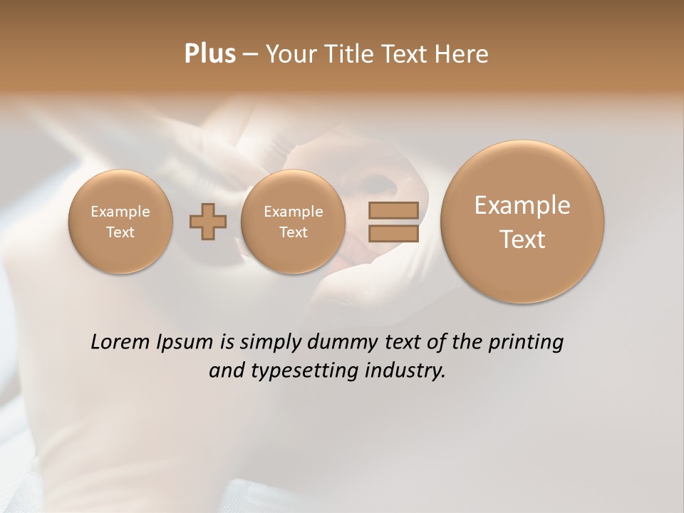 Needle Injection Liquid PowerPoint Template