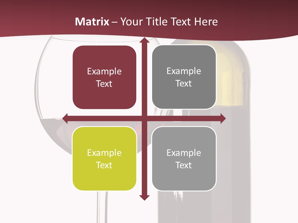 Gourmet Drink Bottle PowerPoint Template