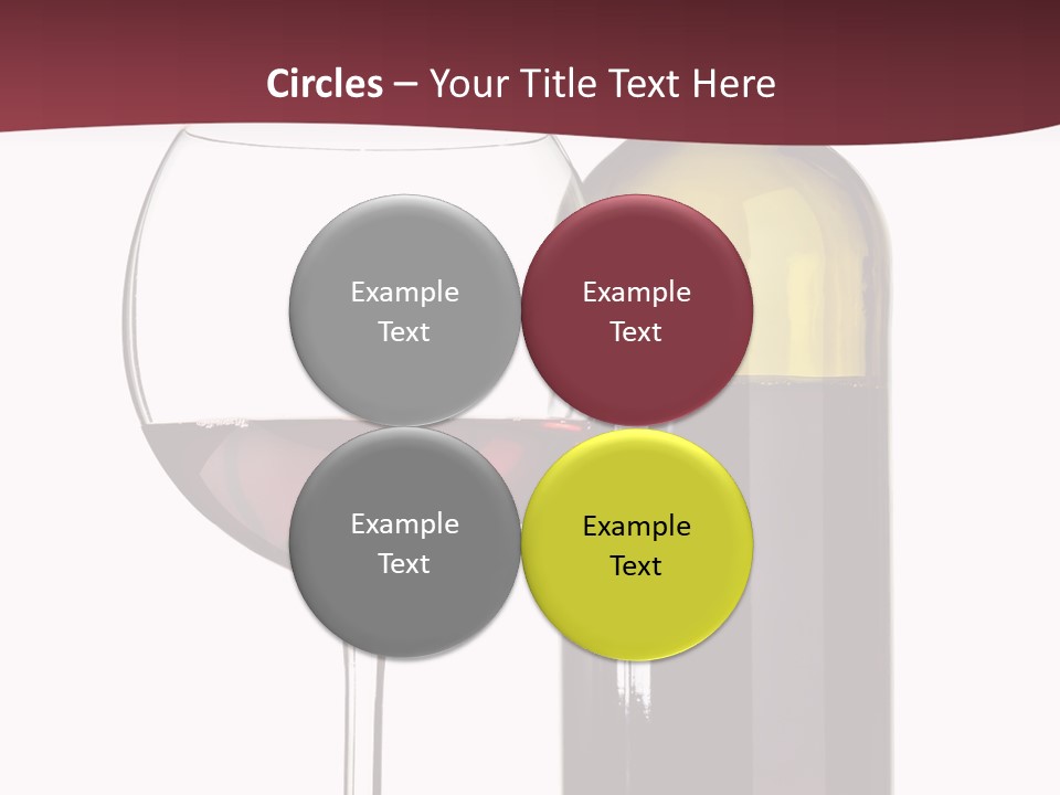 Gourmet Drink Bottle PowerPoint Template