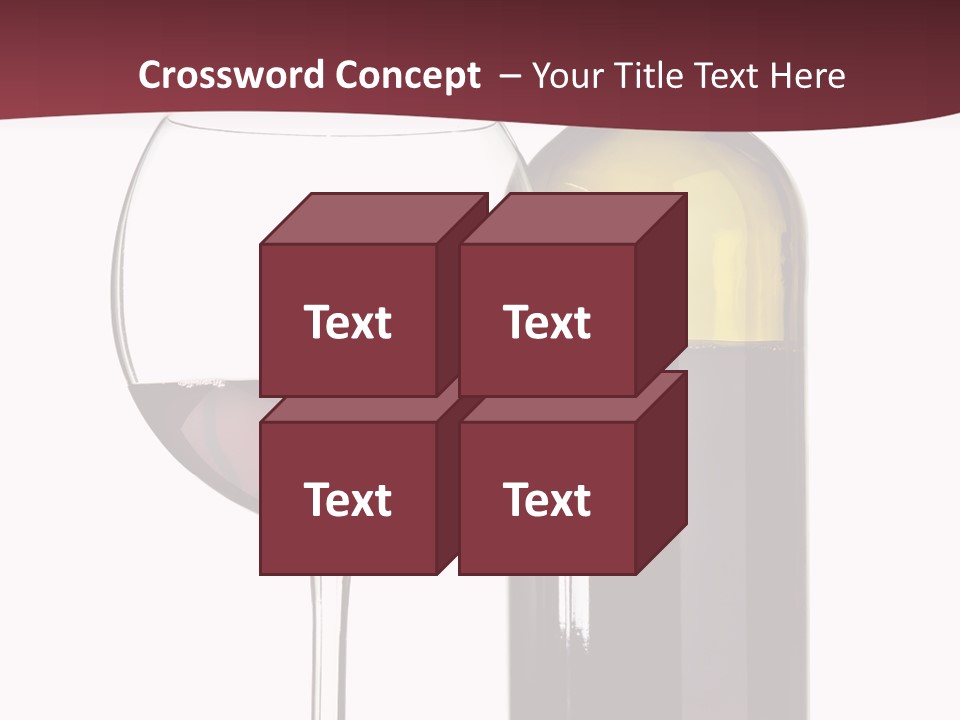 Gourmet Drink Bottle PowerPoint Template