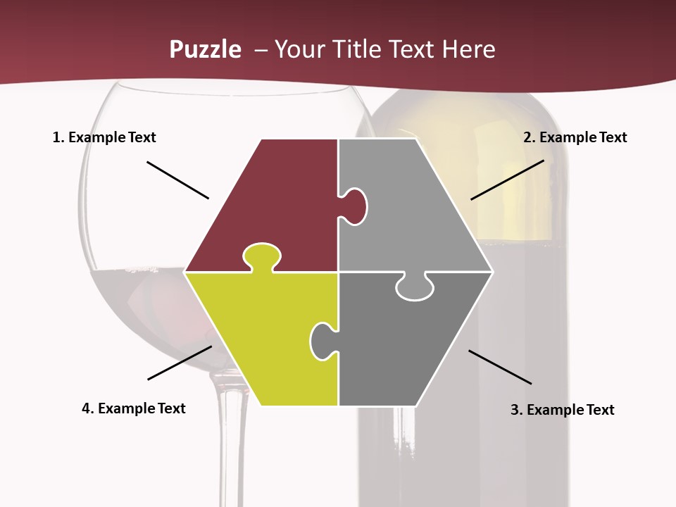 Gourmet Drink Bottle PowerPoint Template