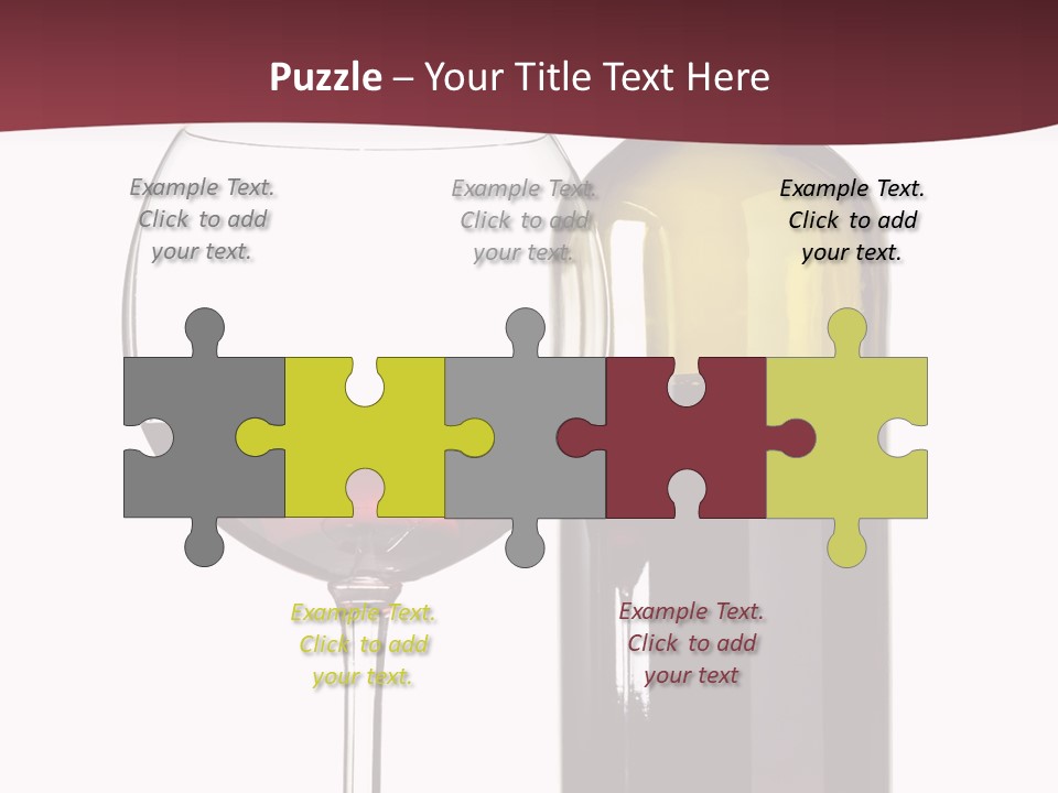 Gourmet Drink Bottle PowerPoint Template