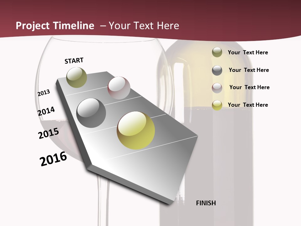 Gourmet Drink Bottle PowerPoint Template