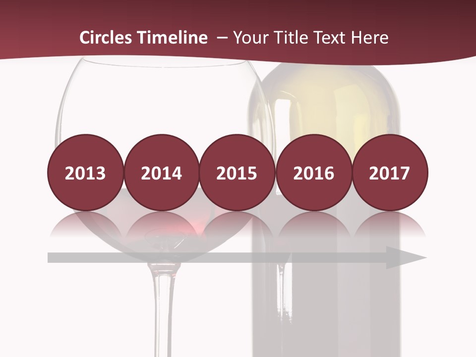 Gourmet Drink Bottle PowerPoint Template