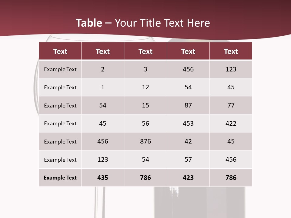 Gourmet Drink Bottle PowerPoint Template