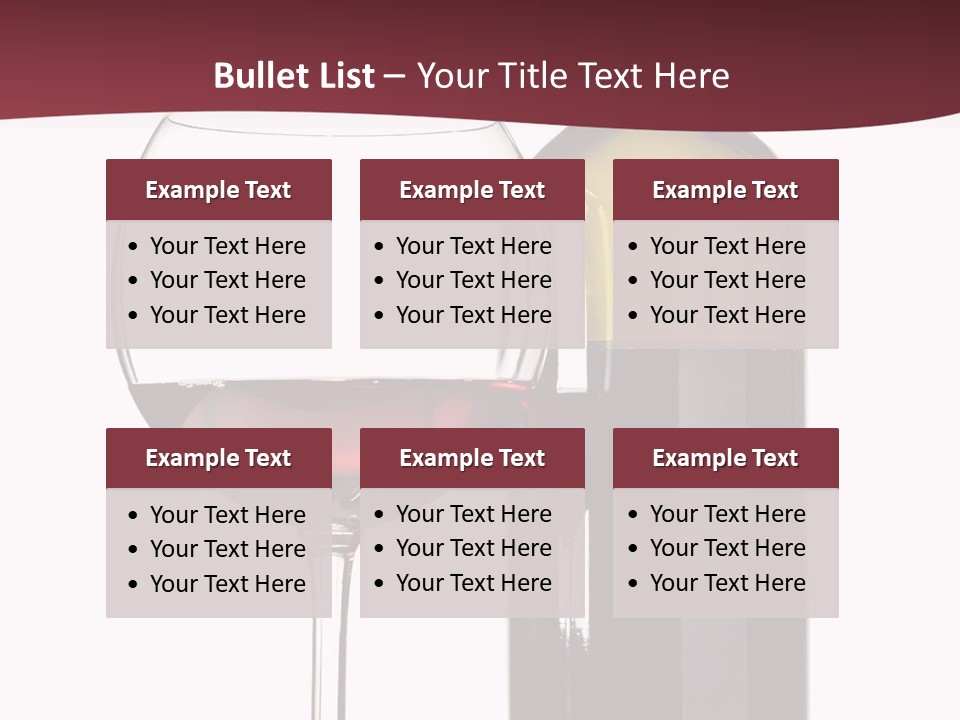 Gourmet Drink Bottle PowerPoint Template