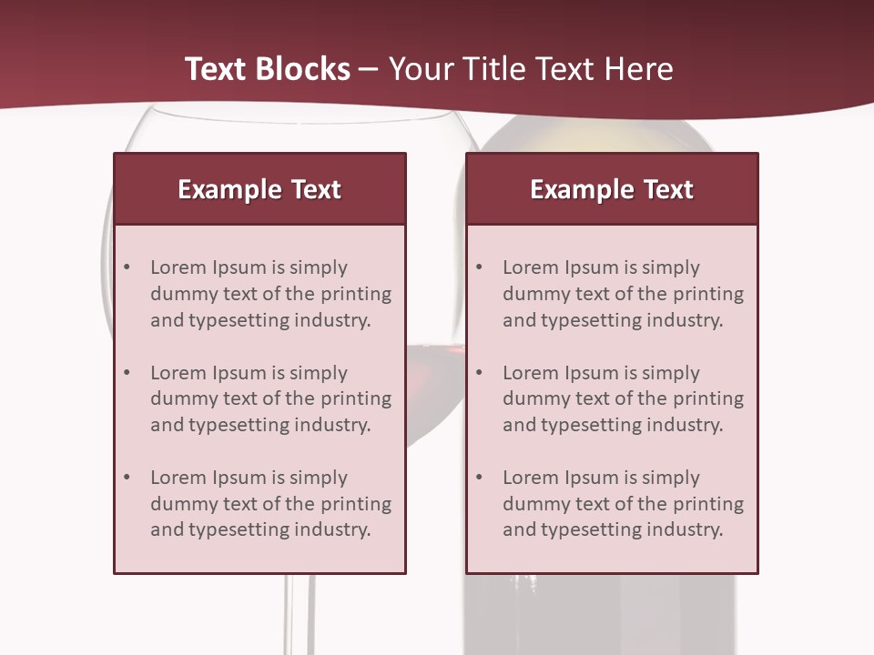 Gourmet Drink Bottle PowerPoint Template