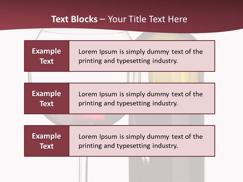 Gourmet Drink Bottle PowerPoint Template