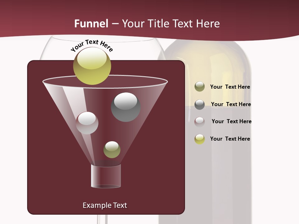 Gourmet Drink Bottle PowerPoint Template