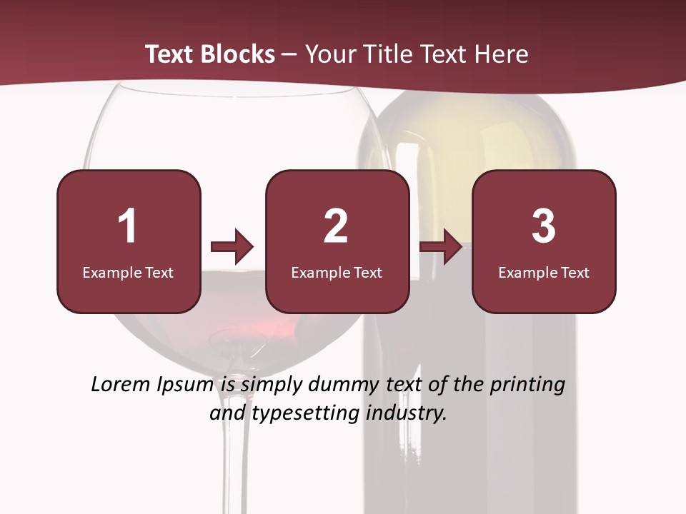 Gourmet Drink Bottle PowerPoint Template