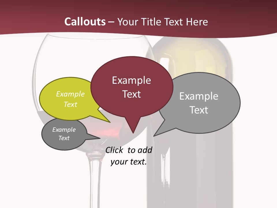 Gourmet Drink Bottle PowerPoint Template