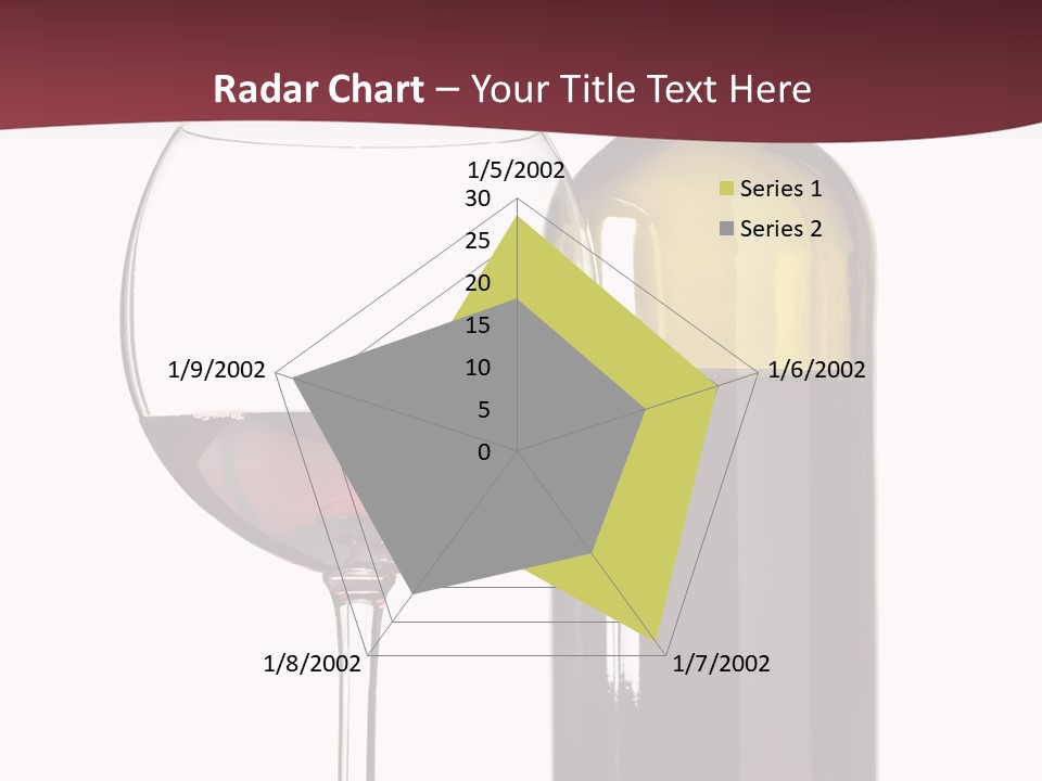 Gourmet Drink Bottle PowerPoint Template