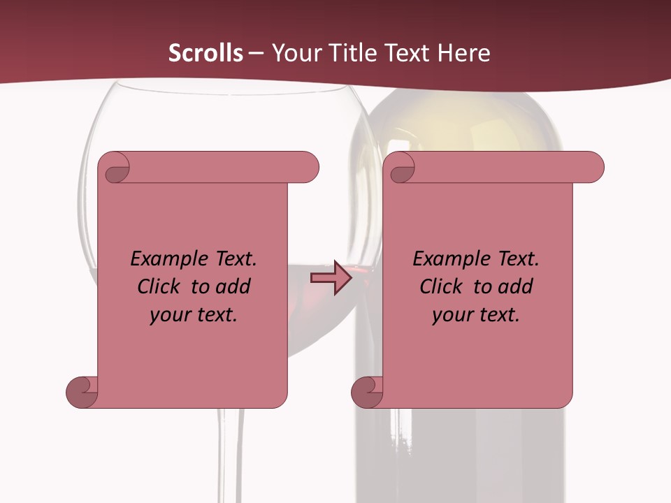 Gourmet Drink Bottle PowerPoint Template