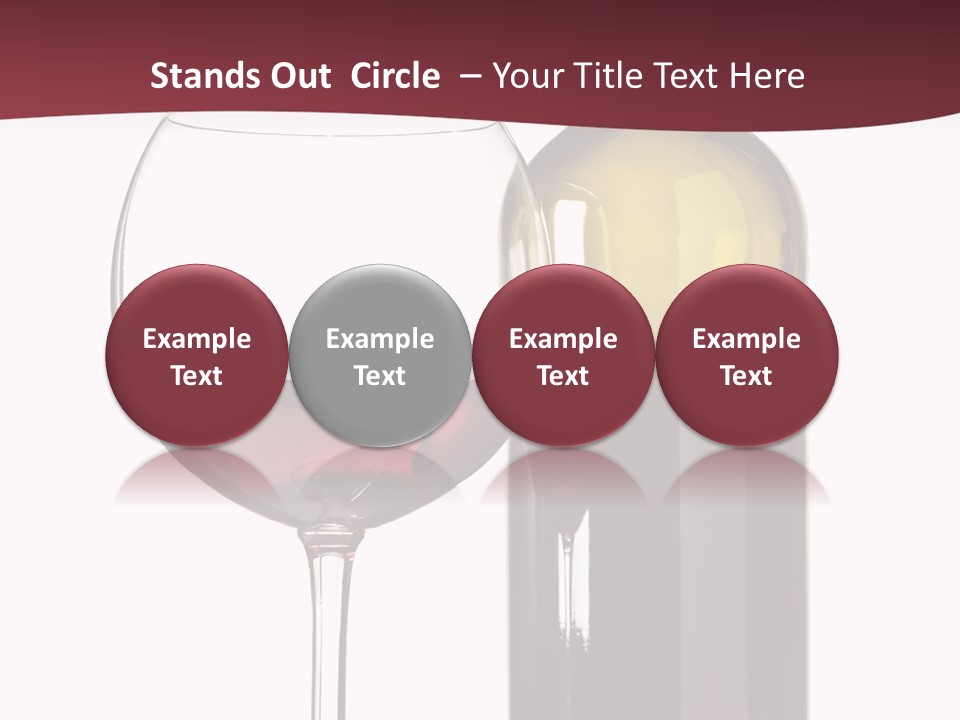 Gourmet Drink Bottle PowerPoint Template