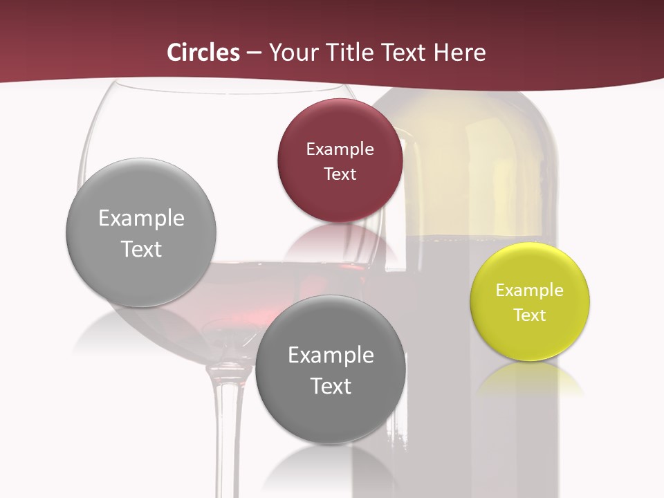 Gourmet Drink Bottle PowerPoint Template