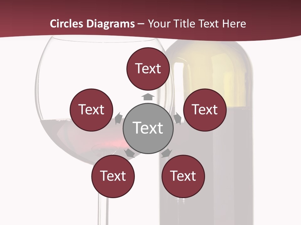 Gourmet Drink Bottle PowerPoint Template