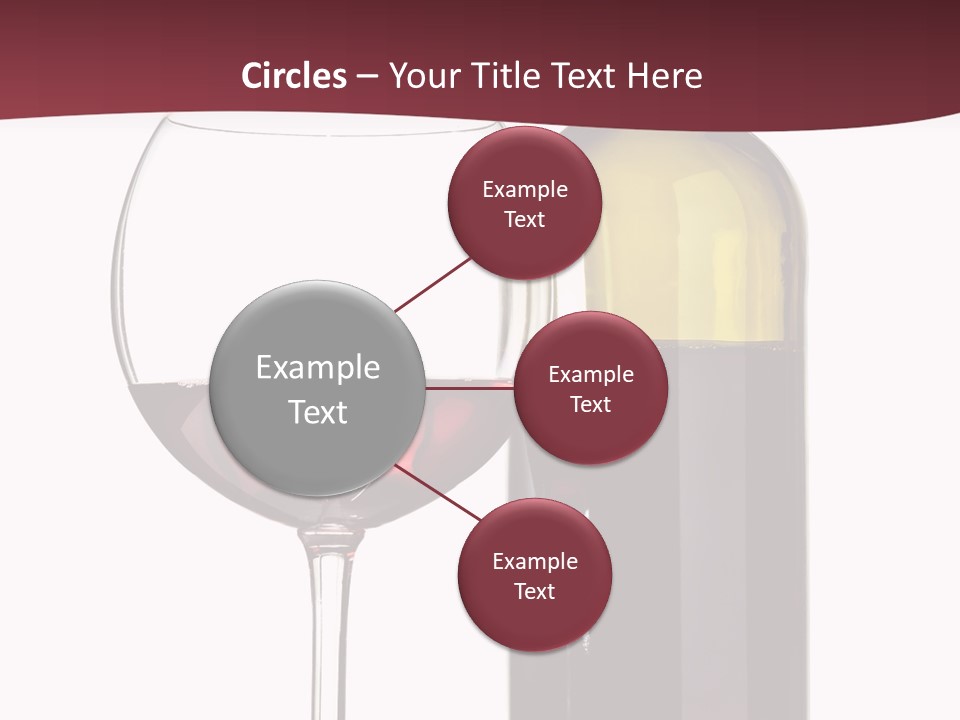 Gourmet Drink Bottle PowerPoint Template