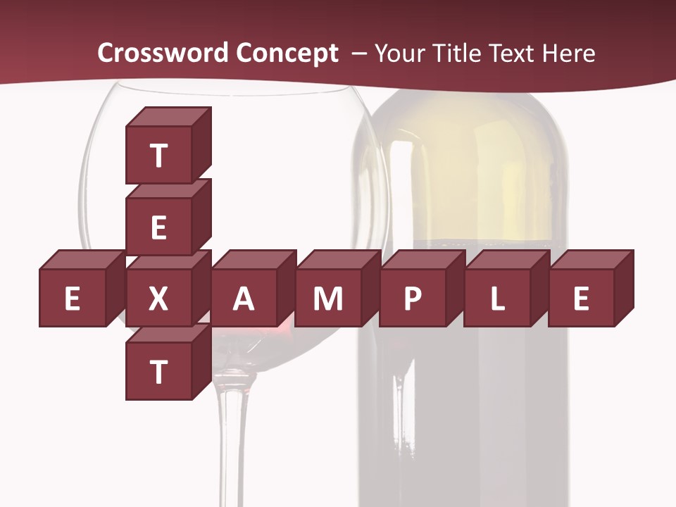 Gourmet Drink Bottle PowerPoint Template