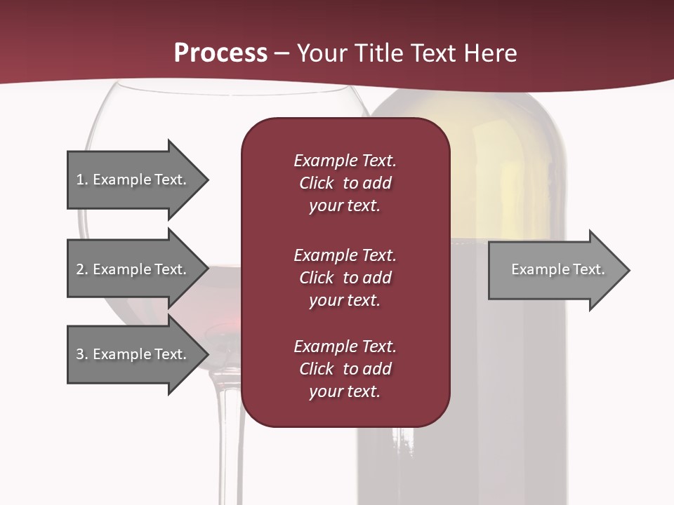 Gourmet Drink Bottle PowerPoint Template