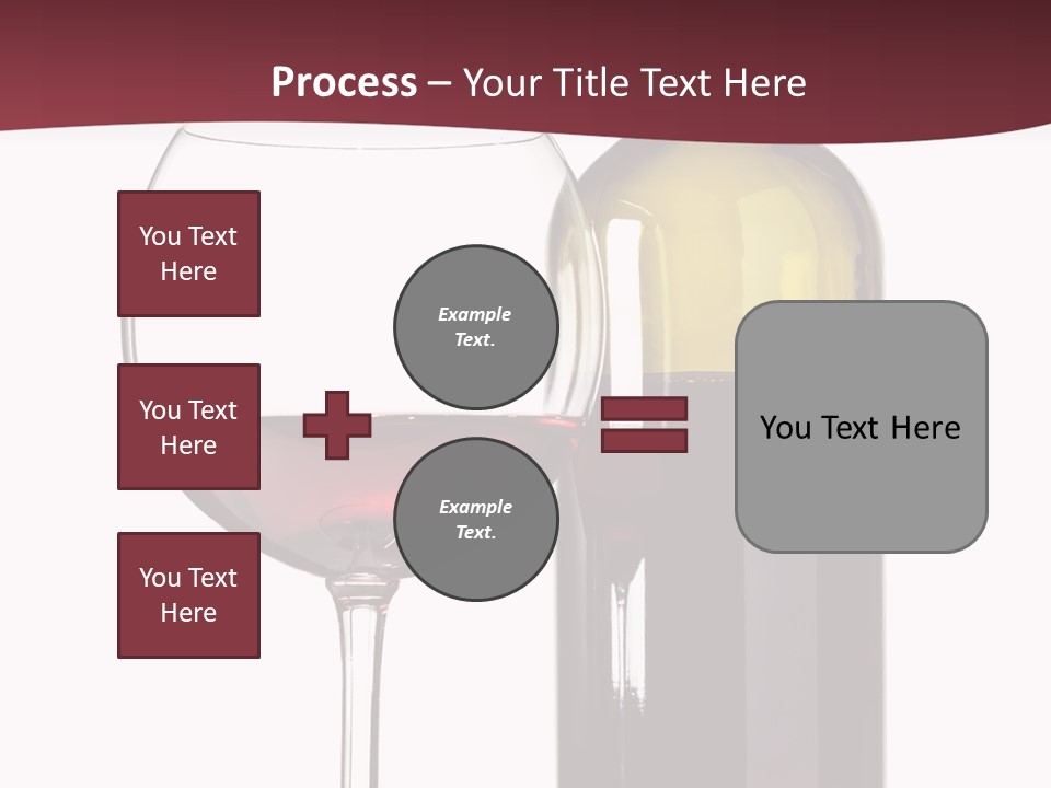 Gourmet Drink Bottle PowerPoint Template