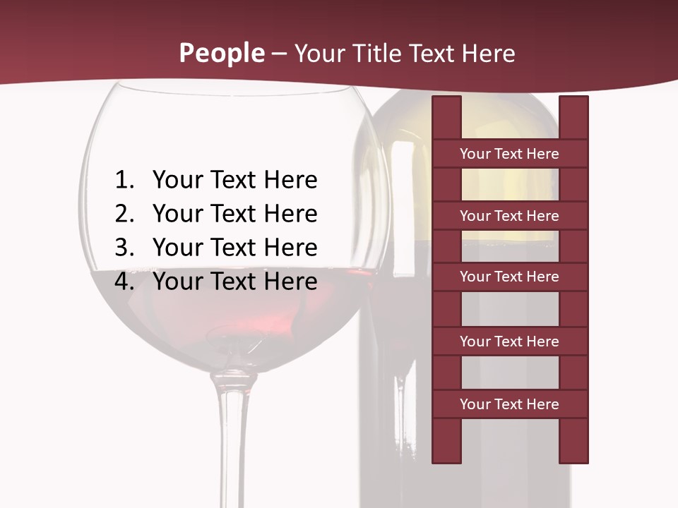 Gourmet Drink Bottle PowerPoint Template
