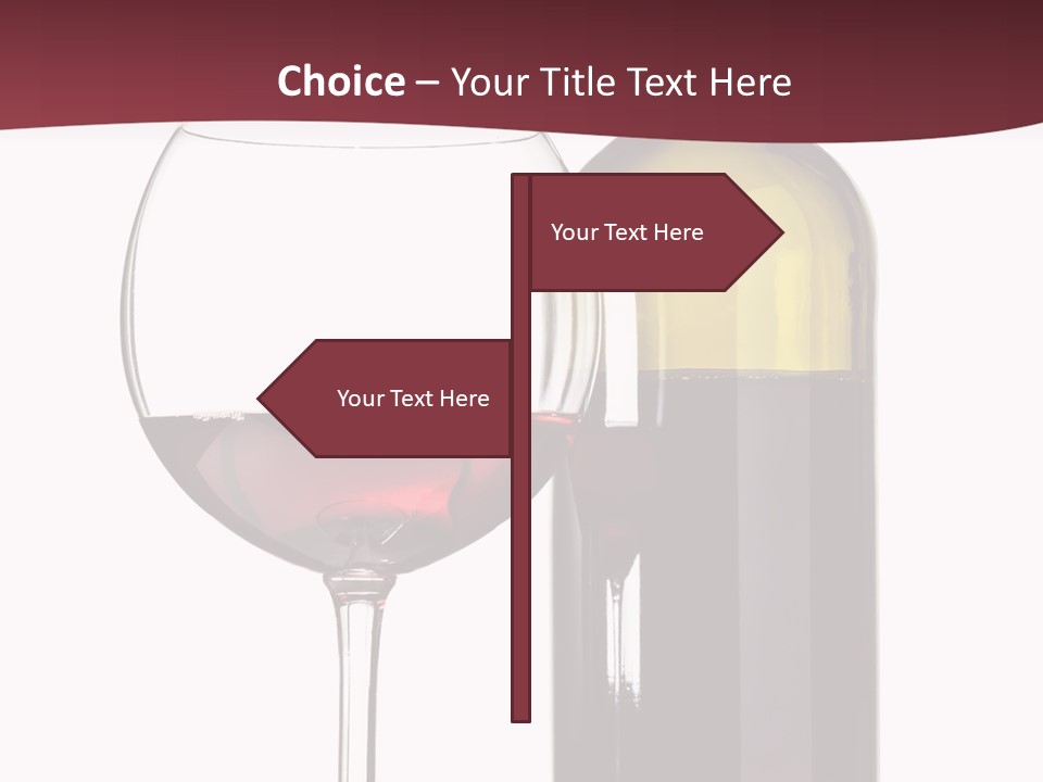 Gourmet Drink Bottle PowerPoint Template