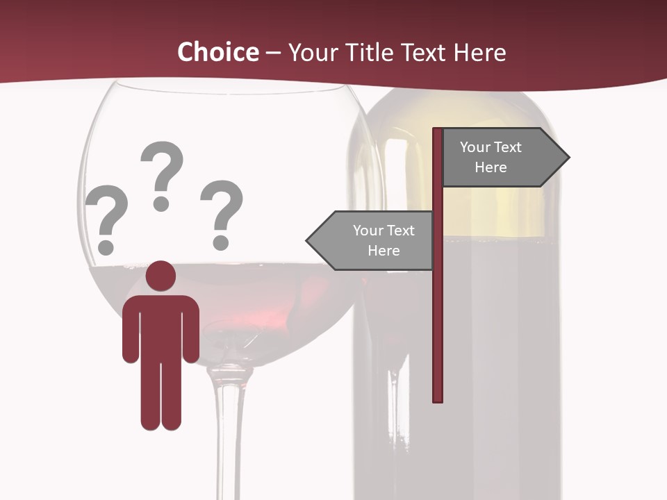 Gourmet Drink Bottle PowerPoint Template