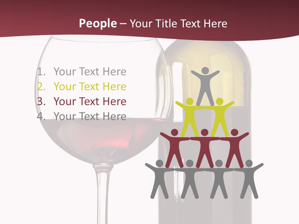 Gourmet Drink Bottle PowerPoint Template