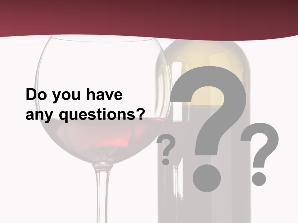 Gourmet Drink Bottle PowerPoint Template