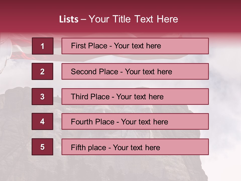 Travel Dakota National PowerPoint Template