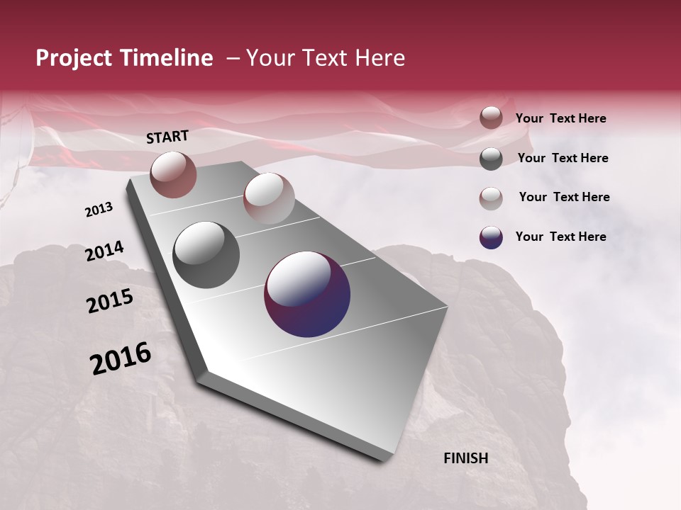 Travel Dakota National PowerPoint Template