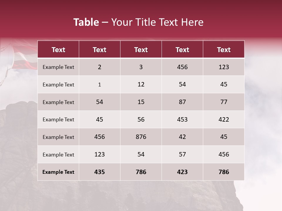 Travel Dakota National PowerPoint Template