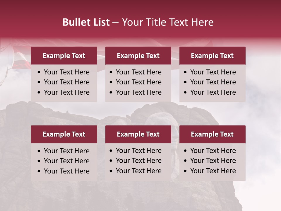Travel Dakota National PowerPoint Template
