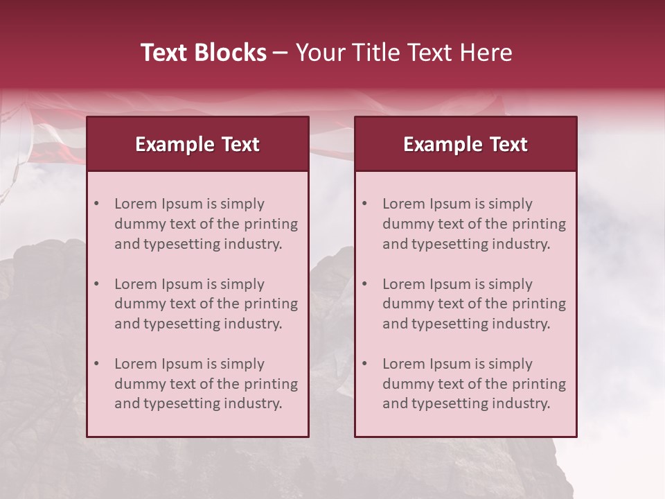 Travel Dakota National PowerPoint Template