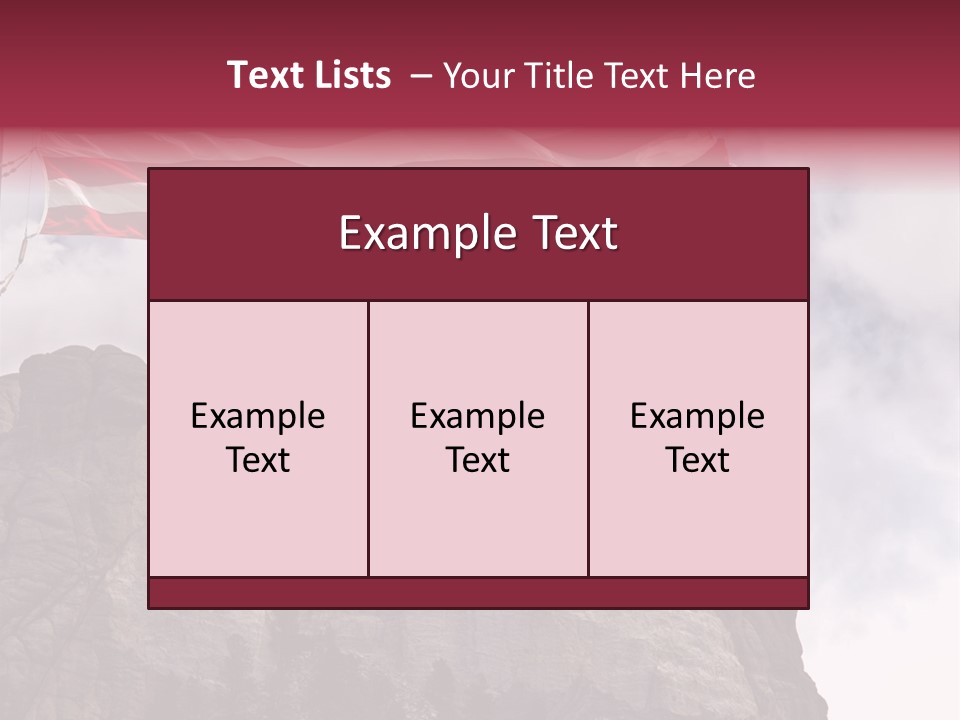 Travel Dakota National PowerPoint Template